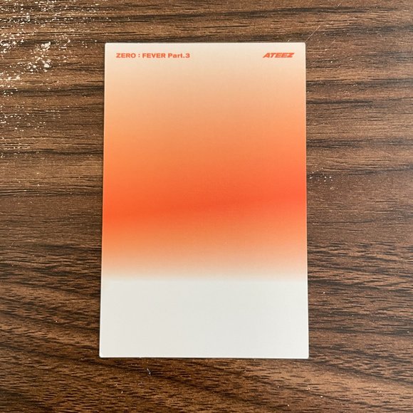 Seonghwa Zero: Fever Pt. 3 Photocard - Picture 2 of 2